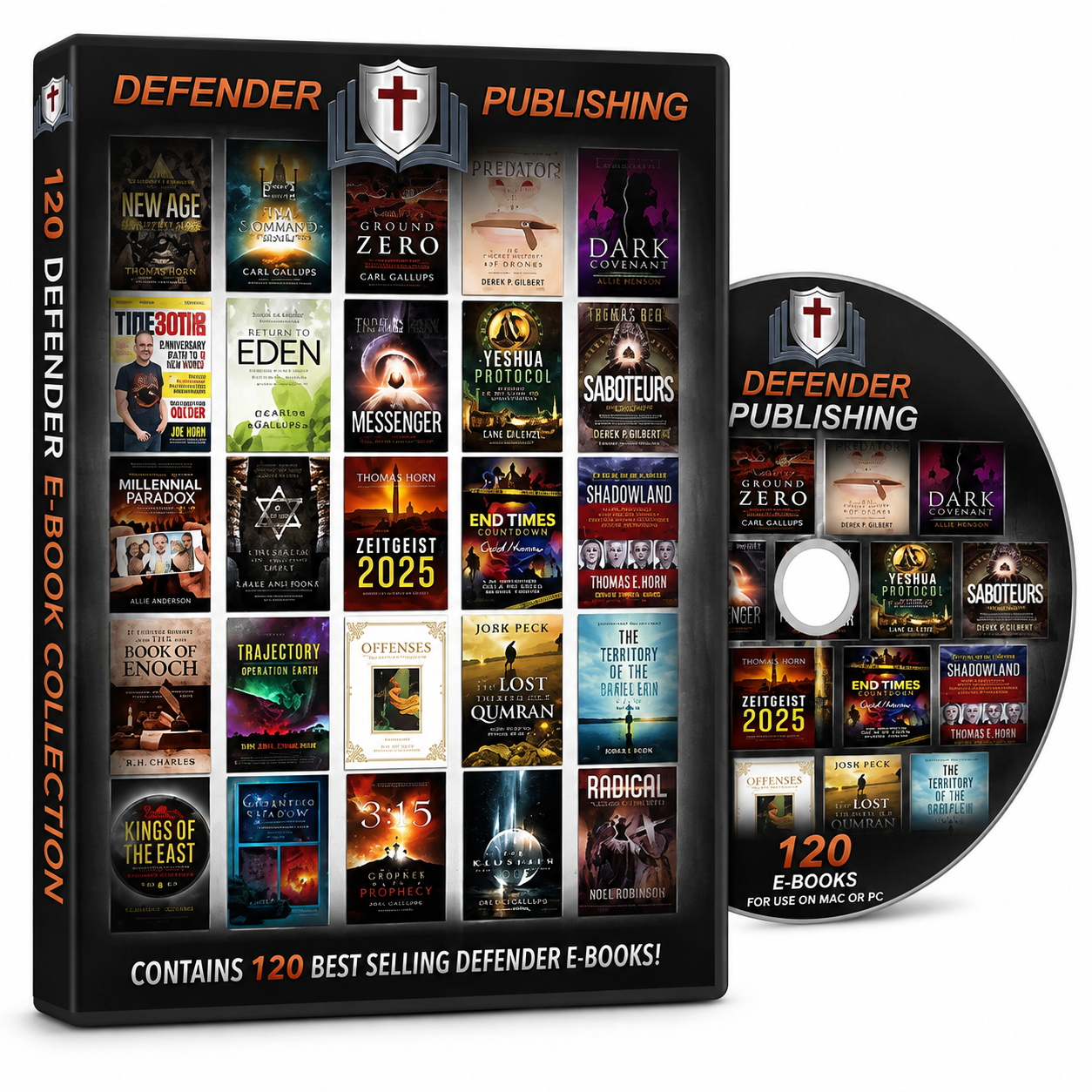 120 PDF eBooks on disc